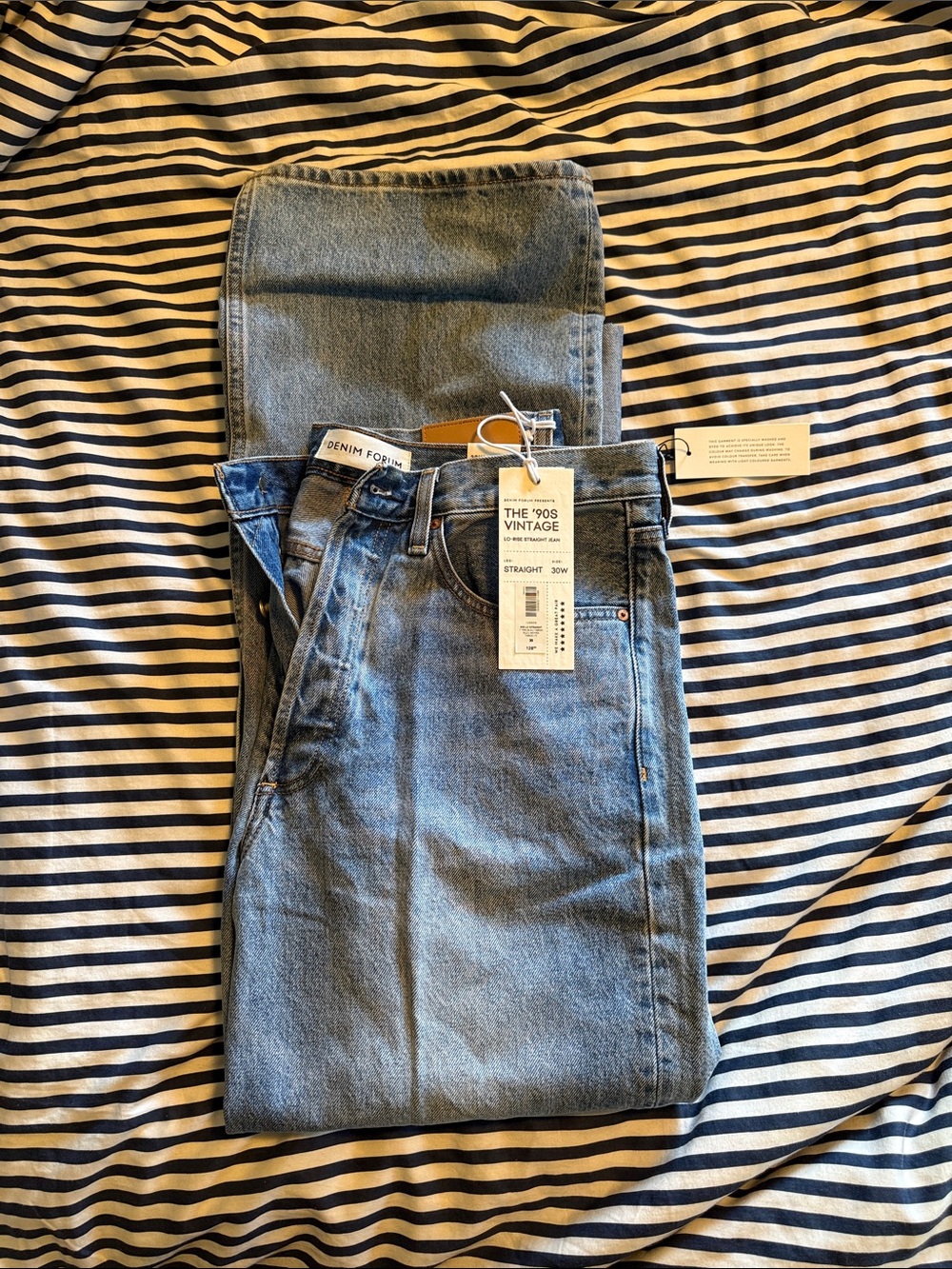 The '90s Vintage Straight women’s Jeans - Light Blue Denim